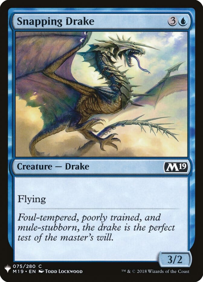 Snapping Drake [Mystery Booster] MTG Single Magic: The Gathering  | Multizone: Comics And Games