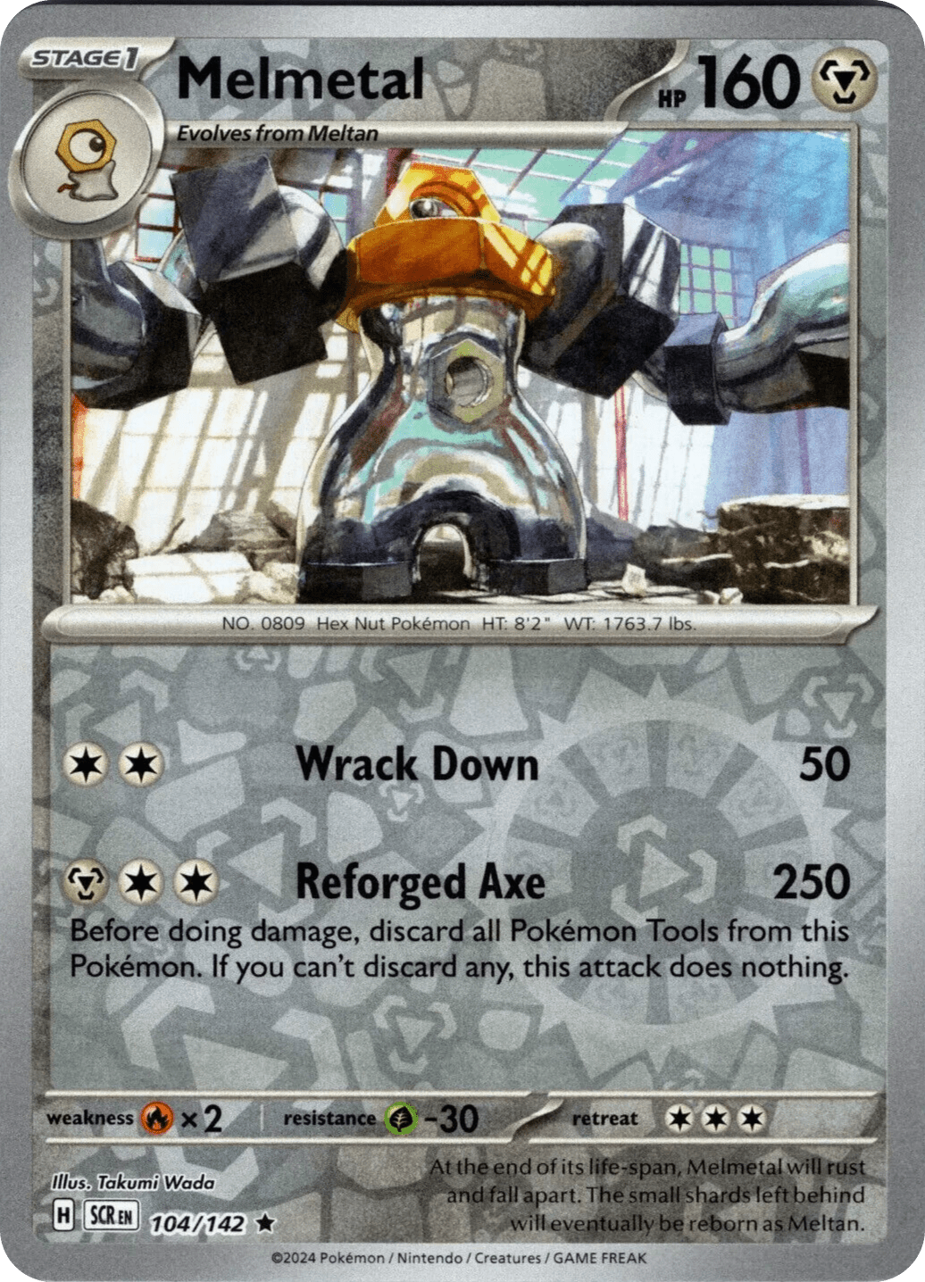 Melmetal (104/142) [Scarlet & Violet: Stellar Crown] Pokemon Single Pokémon  | Multizone: Comics And Games
