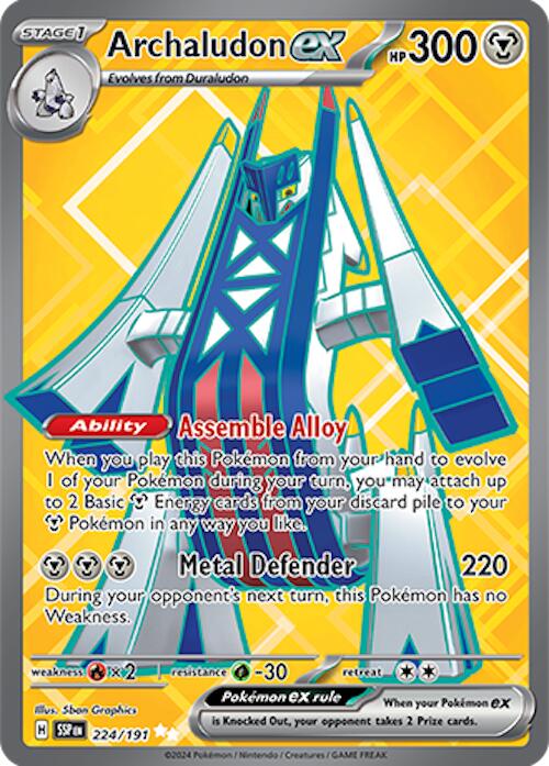 Archaludon ex (224/191) [Scarlet & Violet: Surging Sparks] | Multizone: Comics And Games