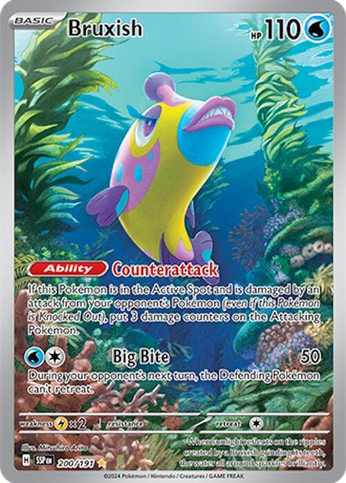 Bruxish (200/191) [Scarlet & Violet: Surging Sparks] Pokemon Single Pokémon  | Multizone: Comics And Games