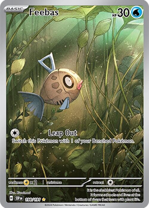 Feebas (198/191) [Scarlet & Violet: Surging Sparks] Pokemon Single Pokémon  | Multizone: Comics And Games