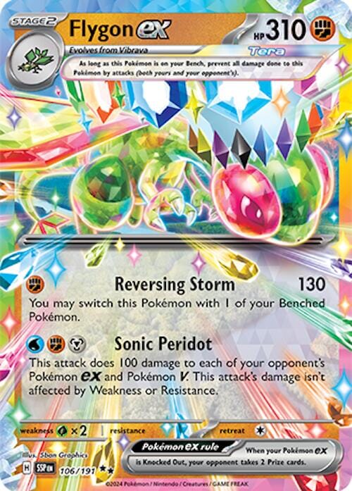 Flygon ex (106/191) [Scarlet & Violet: Surging Sparks] Pokemon Single Pokémon  | Multizone: Comics And Games