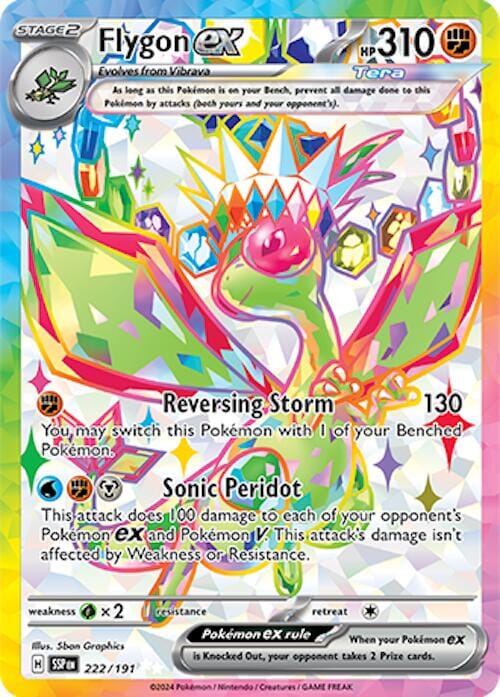 Flygon ex (222/191) [Scarlet & Violet: Surging Sparks] Pokemon Single Pokémon  | Multizone: Comics And Games