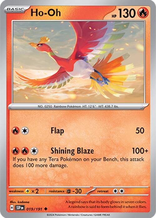 Ho-Oh (019/191) [Scarlet & Violet: Surging Sparks] | Multizone: Comics And Games