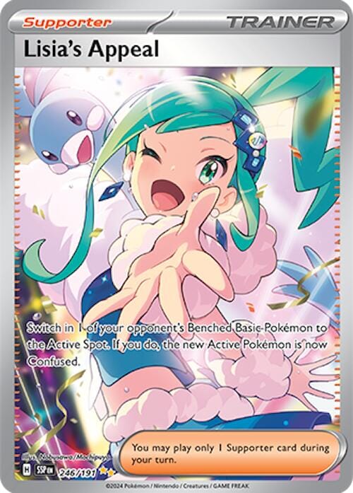 Lisia's Appeal (246/191) [Scarlet & Violet: Surging Sparks] Pokemon Single Pokémon  | Multizone: Comics And Games