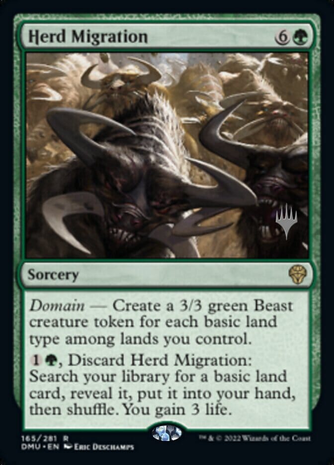 Herd Migration (Promo Pack) [Dominaria United Promos] MTG Single Magic: The Gathering  | Multizone: Comics And Games