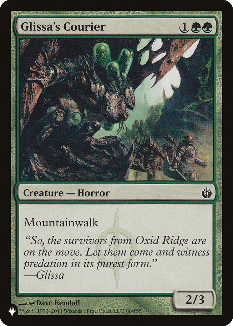 Glissa's Courier [The List] MTG Single Magic: The Gathering  | Multizone: Comics And Games