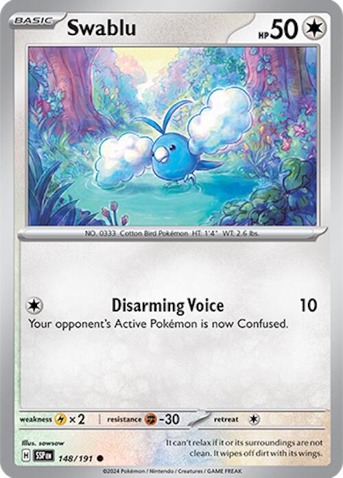 Swablu (148/191) [Scarlet & Violet: Surging Sparks] | Multizone: Comics And Games