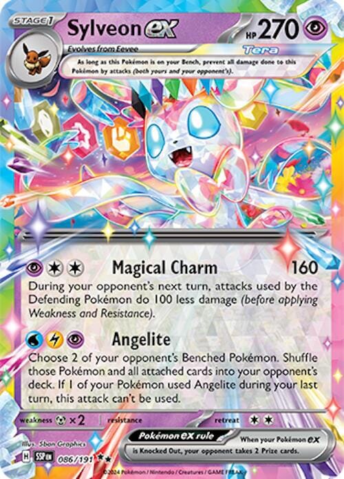 Sylveon ex (086/191) [Scarlet & Violet: Surging Sparks] Pokemon Single Pokémon  | Multizone: Comics And Games