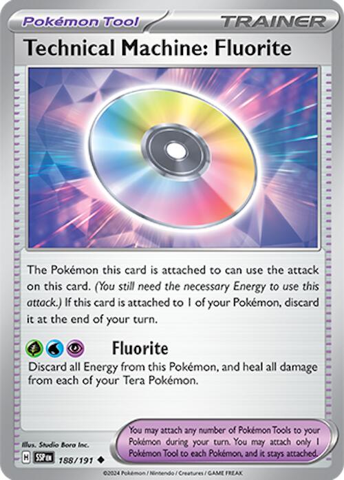 Technical Machine: Fluorite (188/191) [Scarlet & Violet: Surging Sparks] | Multizone: Comics And Games