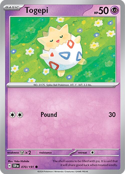 Togepi (070/191) [Scarlet & Violet: Surging Sparks] | Multizone: Comics And Games