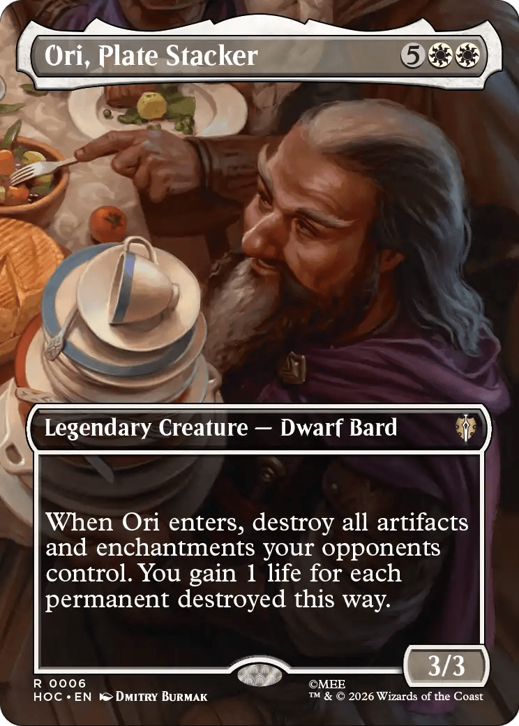 Ori, Plate Stacker (Borderless) [The Hobbit: Eternal-Legal] MTG Single Magic: The Gathering  | Multizone: Comics And Games
