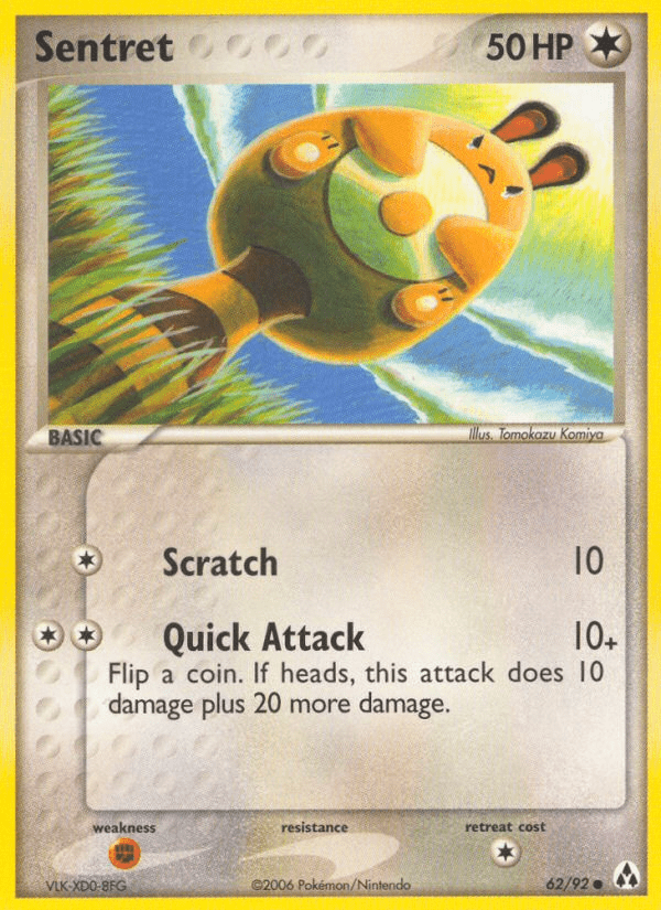 Sentret (62/92) [EX: Legend Maker] Pokemon Single Pokémon  | Multizone: Comics And Games