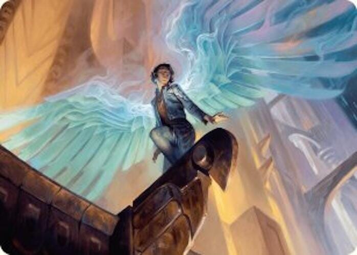 Giada, Font of Hope Art Card (20/54) [Foundations Art Series] MTG Single Magic: The Gathering  | Multizone: Comics And Games