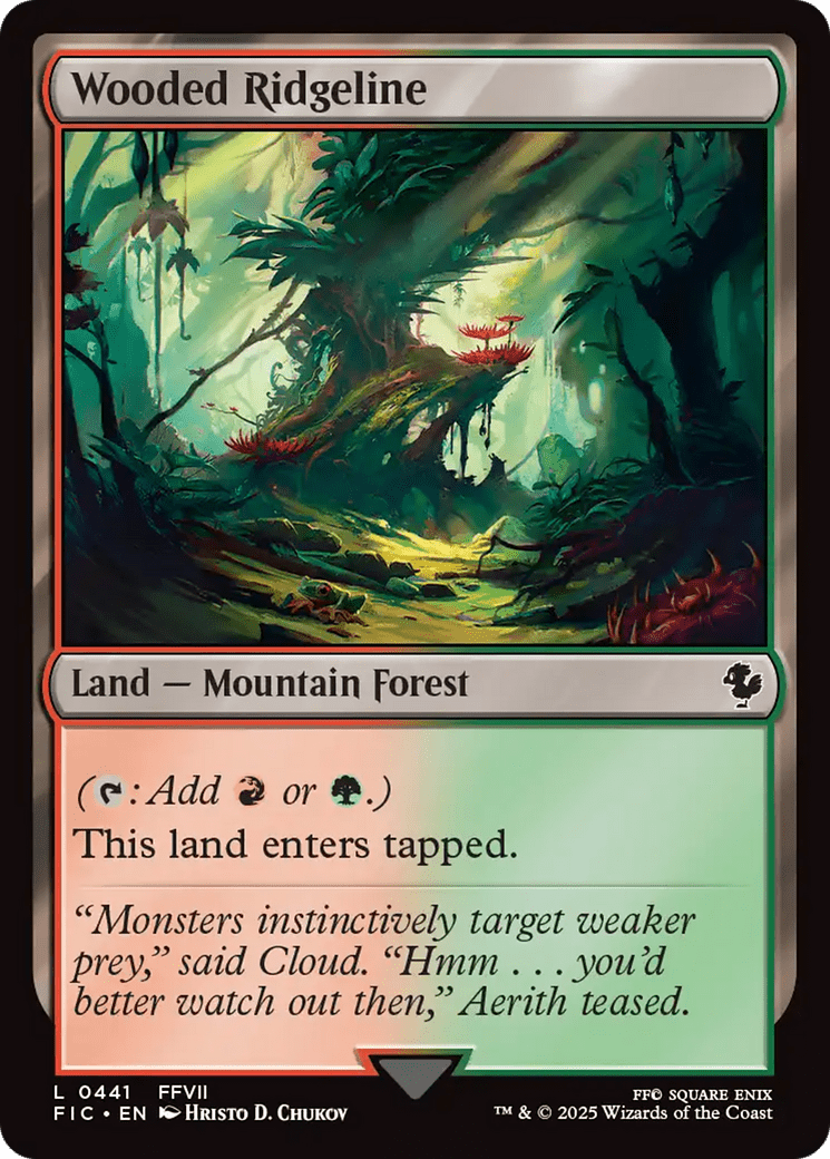 Wooded Ridgeline [FINAL FANTASY Commander] MTG Single Magic: The Gathering  | Multizone: Comics And Games