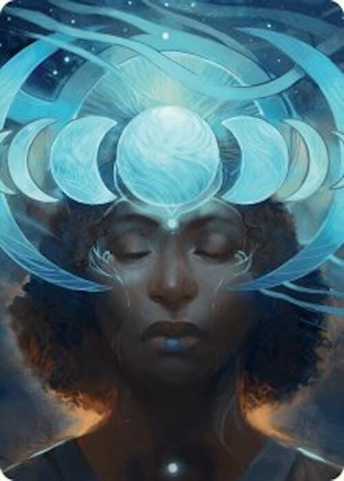 Lunar Insight Art Card (31/54) [Foundations Art Series] MTG Single Magic: The Gathering  | Multizone: Comics And Games