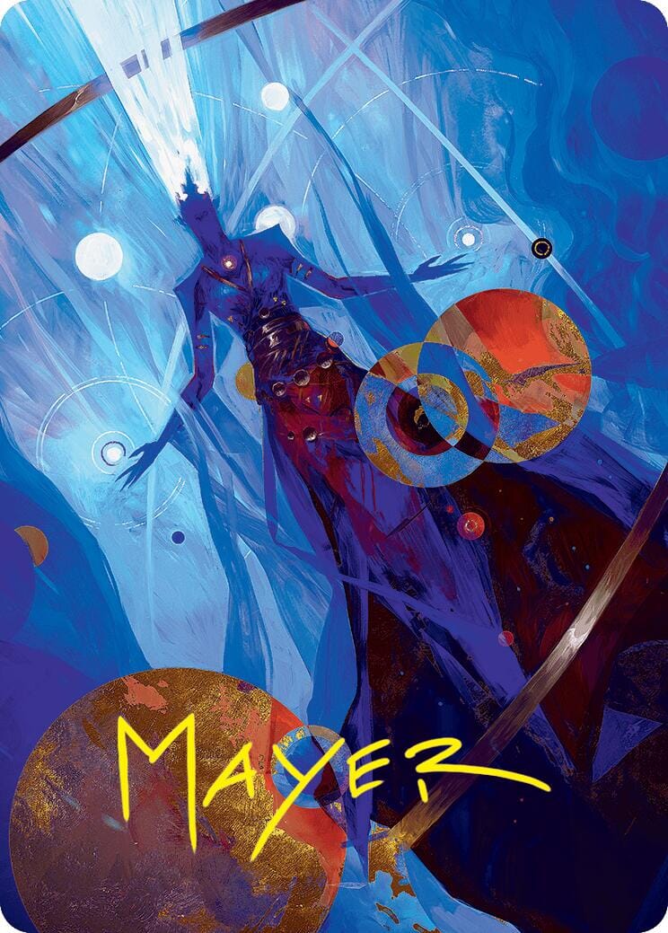 Omniscience Art Card (32/54) (Gold-Stamped Signature) [Foundations Art Series] MTG Single Magic: The Gathering  | Multizone: Comics And Games