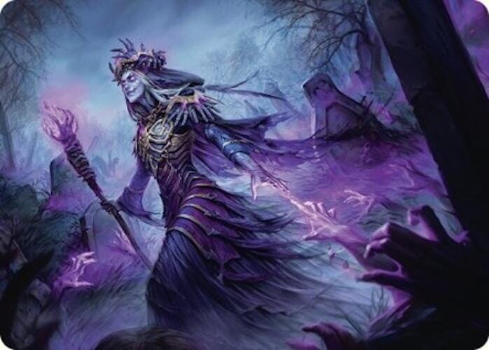 Zul Ashur, Lich Lord Art Card (10/54) [Foundations Art Series] MTG Single Magic: The Gathering  | Multizone: Comics And Games