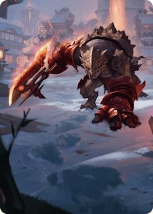 Searslicer Goblin Art Card (39/54) [Foundations Art Series] MTG Single Magic: The Gathering  | Multizone: Comics And Games
