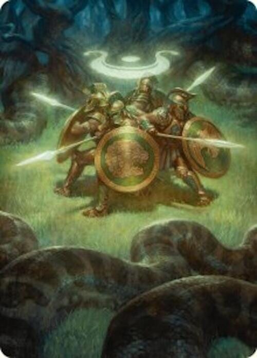 Anthem of Champions Art Card (47/54) [Foundations Art Series] MTG Single Magic: The Gathering  | Multizone: Comics And Games