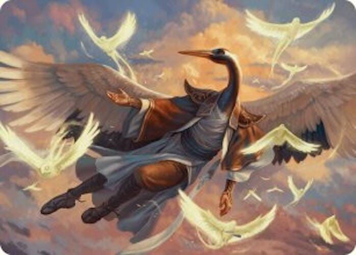 Kykar, Zephyr Awakener Art Card (16/54) [Foundations Art Series] MTG Single Magic: The Gathering  | Multizone: Comics And Games