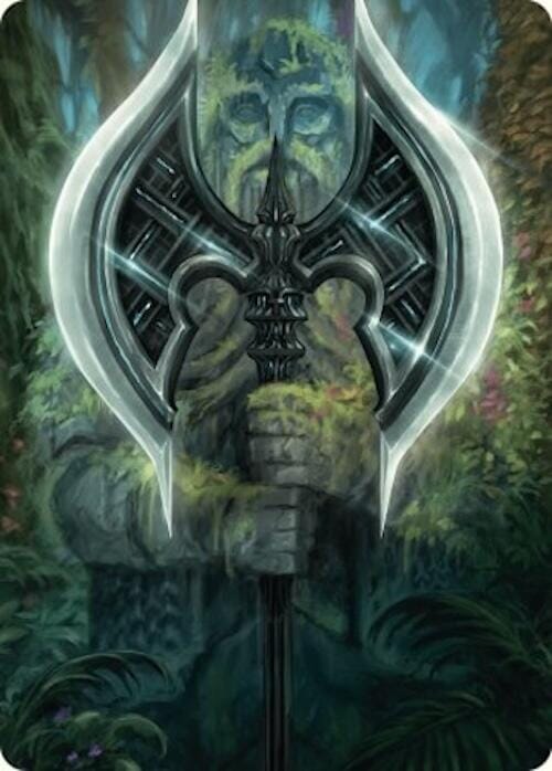 Leyline Axe Art Card (49/54) [Foundations Art Series] MTG Single Magic: The Gathering  | Multizone: Comics And Games