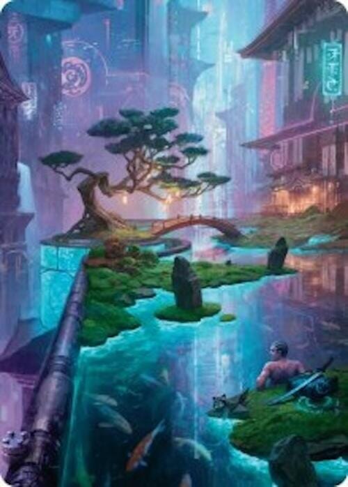 Island Art Card (22/54) [Foundations Art Series] MTG Single Magic: The Gathering  | Multizone: Comics And Games
