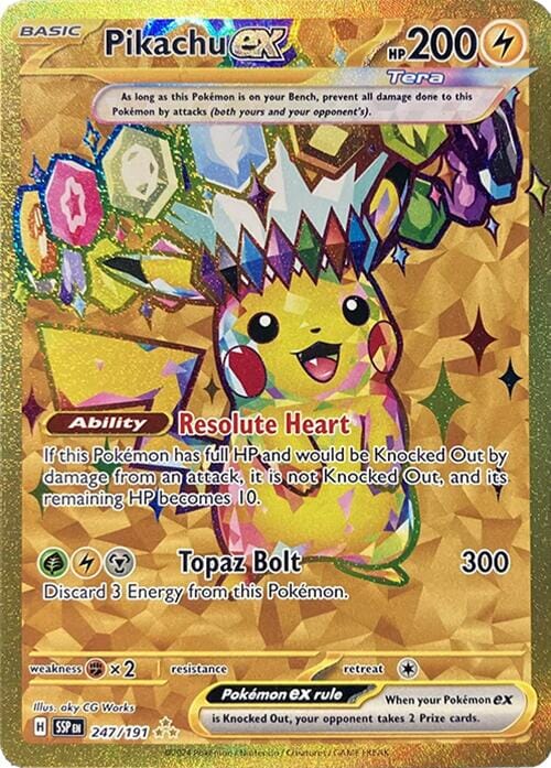 Pikachu ex (247/191) [Scarlet & Violet: Surging Sparks] Pokemon Single Pokémon  | Multizone: Comics And Games