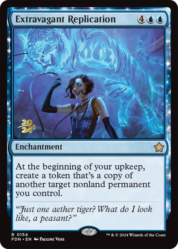 Extravagant Replication [Foundations Prerelease Promos] MTG Single Magic: The Gathering  | Multizone: Comics And Games