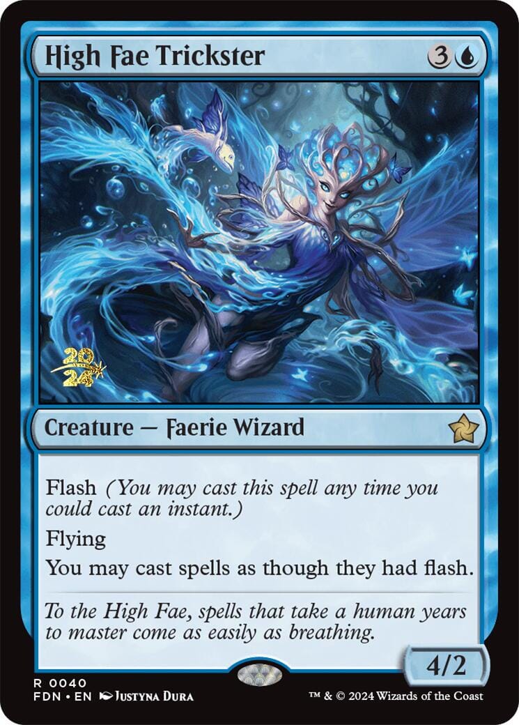 High Fae Trickster [Foundations Prerelease Promos] MTG Single Magic: The Gathering  | Multizone: Comics And Games