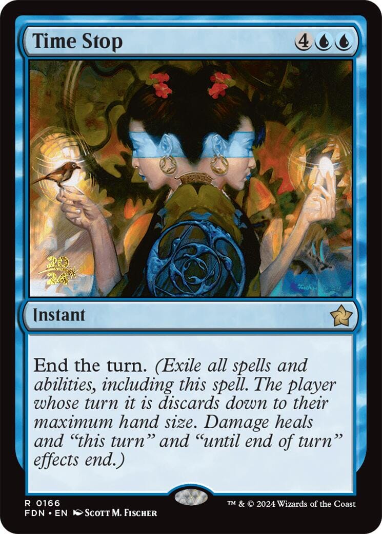 Time Stop [Foundations Prerelease Promos] MTG Single Magic: The Gathering  | Multizone: Comics And Games