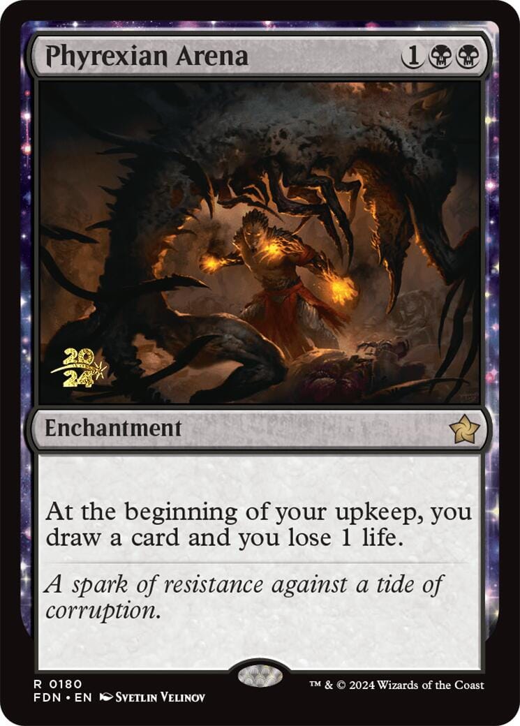 Phyrexian Arena [Foundations Prerelease Promos] MTG Single Magic: The Gathering  | Multizone: Comics And Games