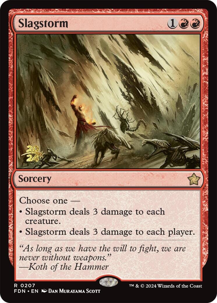 Slagstorm [Foundations Prerelease Promos] MTG Single Magic: The Gathering  | Multizone: Comics And Games