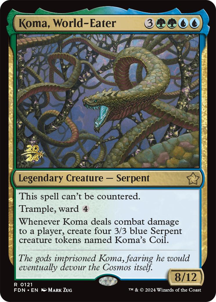 Koma, World-Eater [Foundations Prerelease Promos] | Multizone: Comics And Games