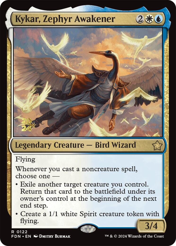 Kykar, Zephyr Awakener [Foundations Prerelease Promos] MTG Single Magic: The Gathering  | Multizone: Comics And Games
