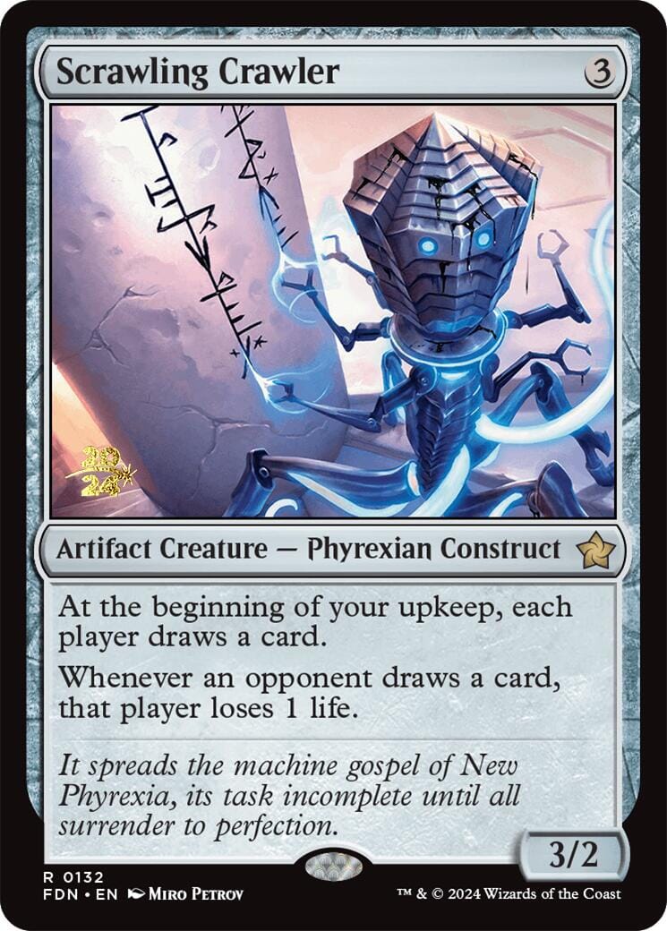 Scrawling Crawler [Foundations Prerelease Promos] MTG Single Magic: The Gathering  | Multizone: Comics And Games