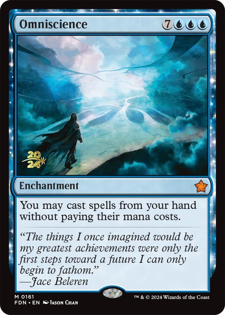 Omniscience [Foundations Prerelease Promos] MTG Single Magic: The Gathering  | Multizone: Comics And Games