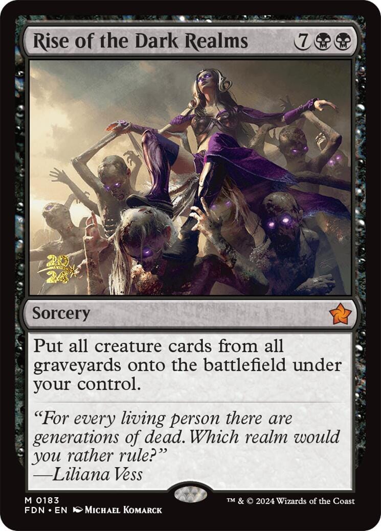 Rise of the Dark Realms [Foundations Prerelease Promos] MTG Single Magic: The Gathering  | Multizone: Comics And Games
