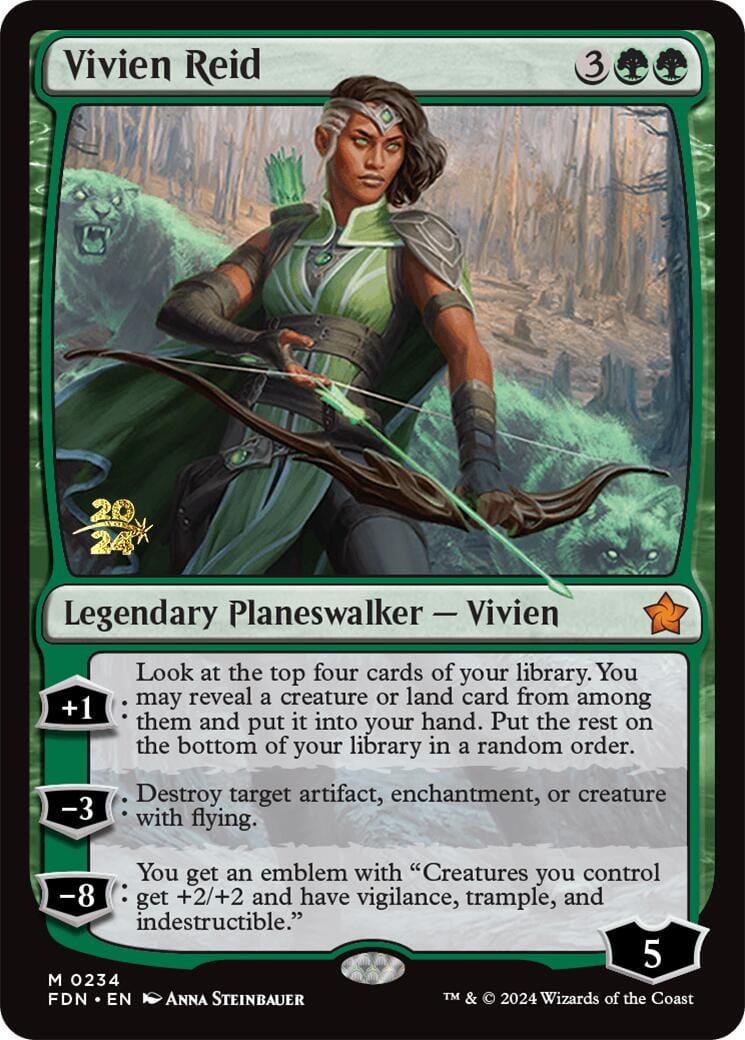 Vivien Reid [Foundations Prerelease Promos] MTG Single Magic: The Gathering  | Multizone: Comics And Games