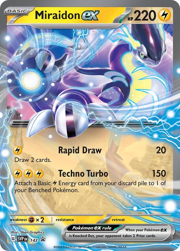 Miraidon ex (143) [Scarlet & Violet: Black Star Promos] Pokemon Single Pokémon  | Multizone: Comics And Games
