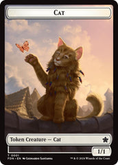 Spirit // Cat (0001) Doubled-Sided Token [Foundations Tokens] MTG Single Magic: The Gathering  | Multizone: Comics And Games