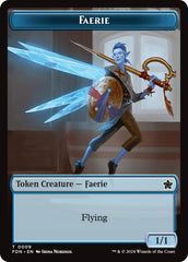 Faerie // Fish Doubled-Sided Token [Foundations Tokens] MTG Single Magic: The Gathering  | Multizone: Comics And Games