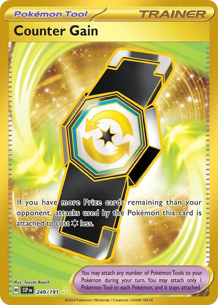 Counter Gain (249/191) [Scarlet & Violet: Surging Sparks] Pokemon Single Pokémon  | Multizone: Comics And Games