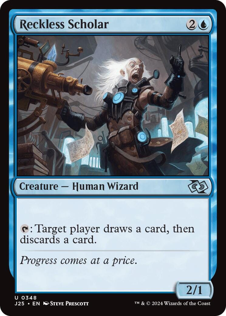 Reckless Scholar [Foundations Jumpstart] MTG Single Magic: The Gathering  | Multizone: Comics And Games