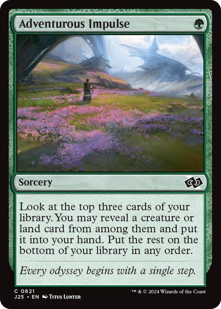 Adventurous Impulse [Foundations Jumpstart] MTG Single Magic: The Gathering  | Multizone: Comics And Games