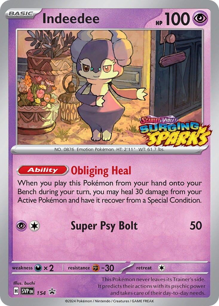 Indeedee (154) [Scarlet & Violet: Black Star Promos] Pokemon Single Pokémon  | Multizone: Comics And Games