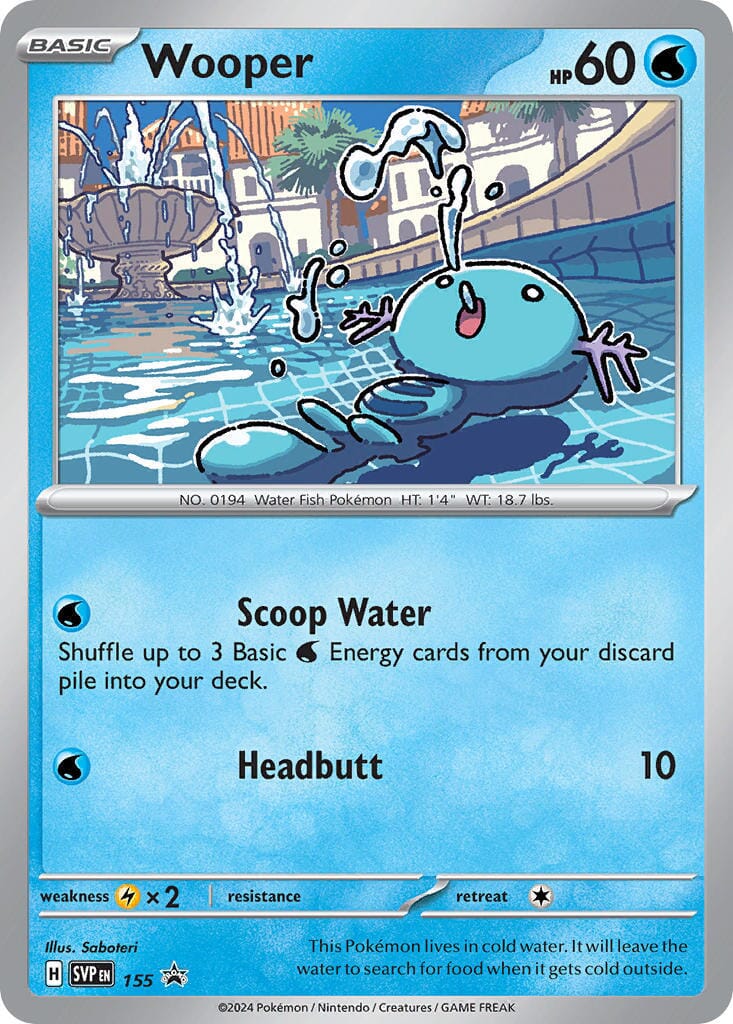 Wooper (155) [Scarlet & Violet: Black Star Promos] Pokemon Single Pokémon  | Multizone: Comics And Games