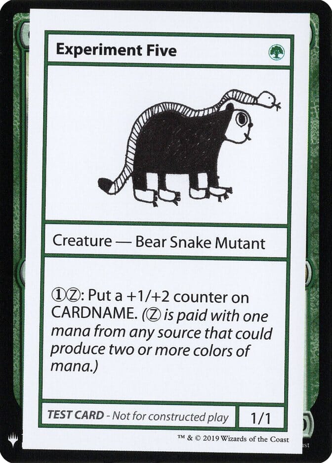Experiment Five [Mystery Booster Playtest Cards] MTG Single Magic: The Gathering  | Multizone: Comics And Games