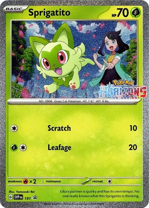 Sprigatito (191) [Scarlet & Violet: Black Star Promos] Pokemon Single Pokémon  | Multizone: Comics And Games
