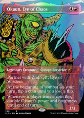Okaun, Eye of Chaos // Okaun, Eye of Chaos (Borderless) [Secret Lair Drop Series] MTG Single Magic: The Gathering  | Multizone: Comics And Games